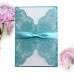 Lace  Wedding Invitation Card Laser-hollowed Design Customization 